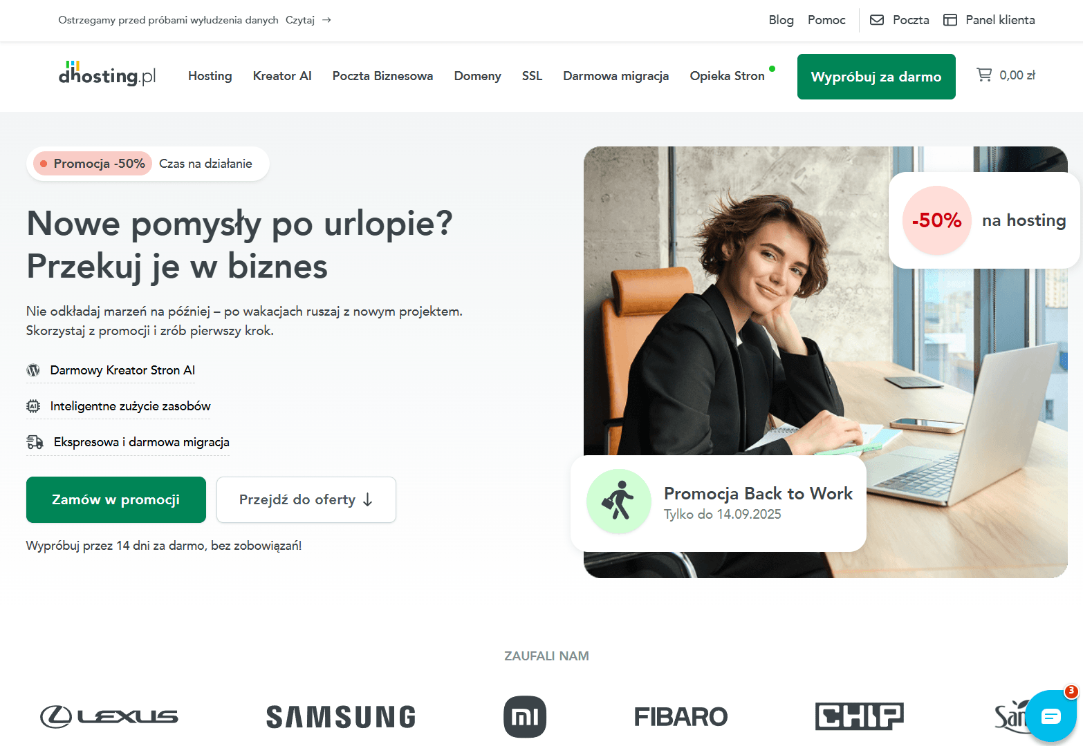 Dhosting.pl | Recenzja, Opinie | Podgląd | Kod rabatowy