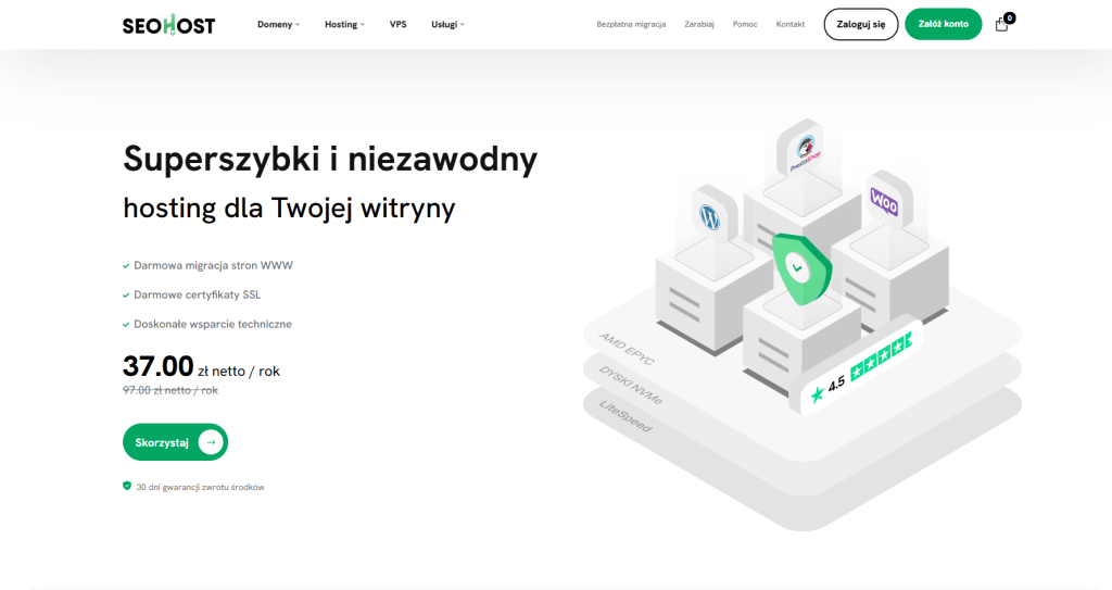 SeoHost.pl | Recenzja, Opinie | Podgląd | Kod rabatowy
