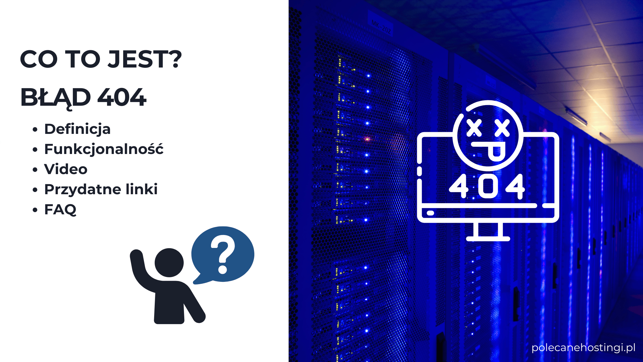 Błąd 404 – komunikat o nieistniejącej stronie