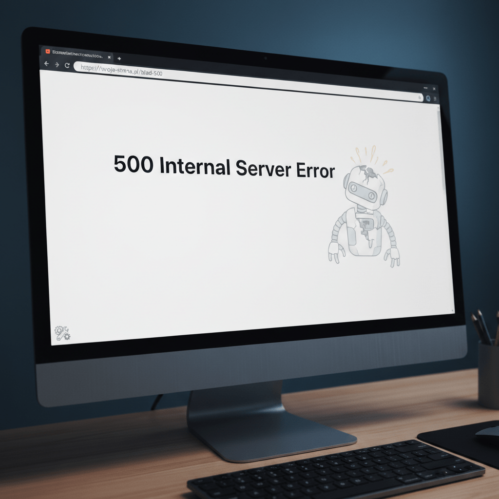 Przykładowy kod błędu 500