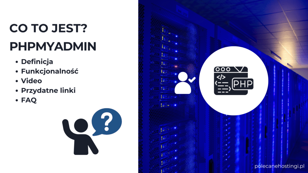 phpMyAdmin – panel zarządzania bazą danych MySQL