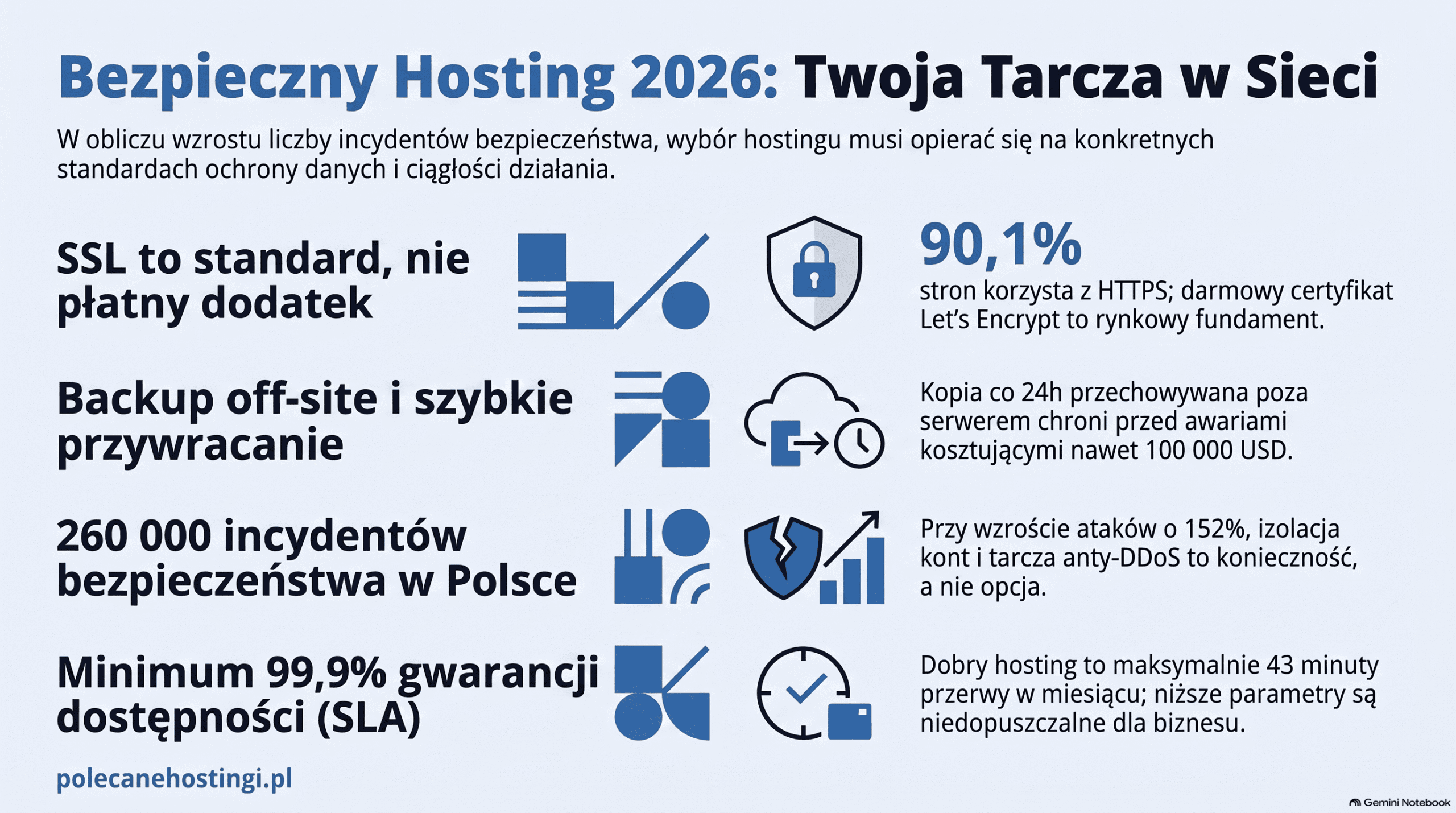 Hosting 2026 Bezpieczenstwo
