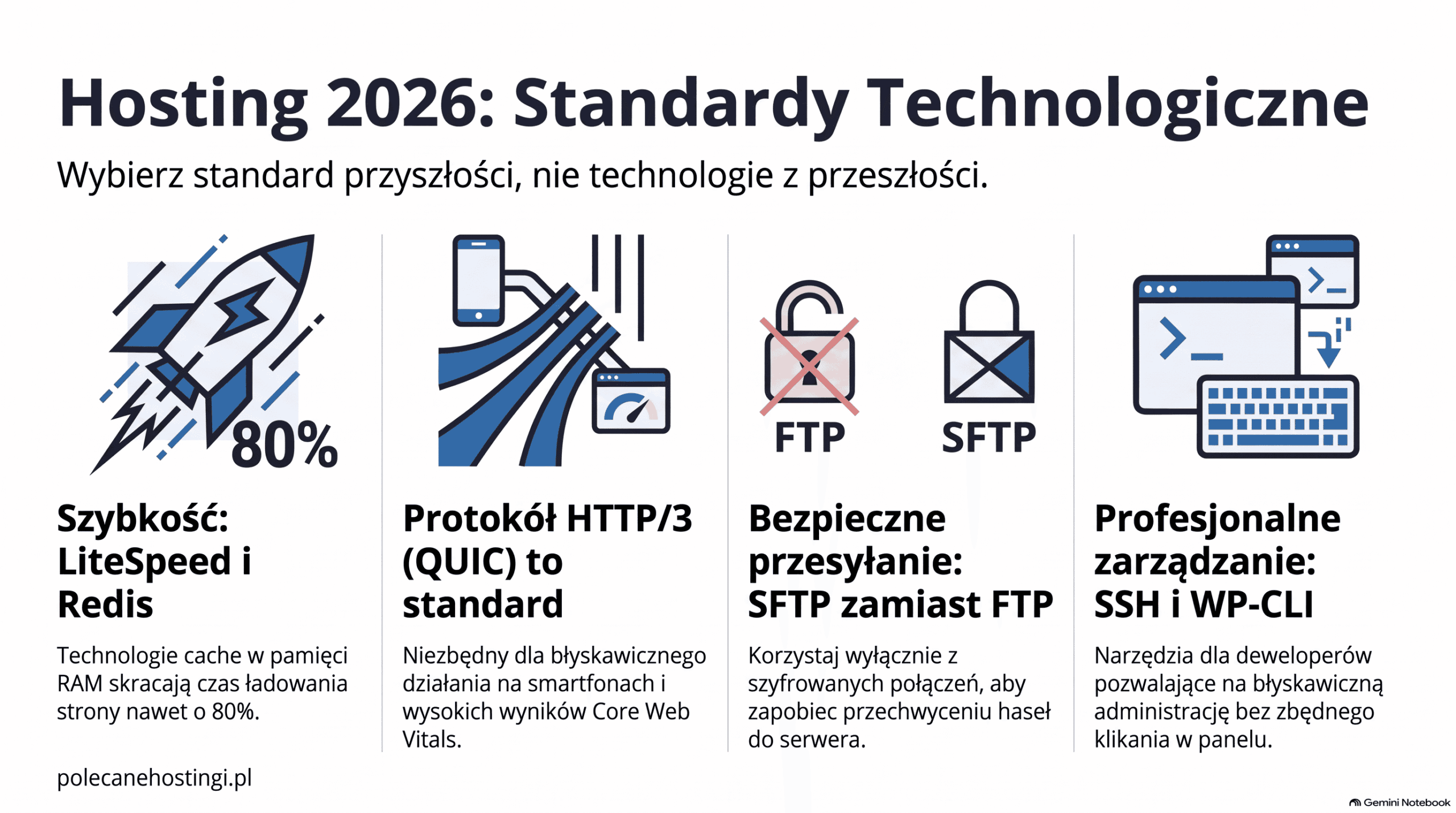 Hosting 2026 Standardy Technologiczne